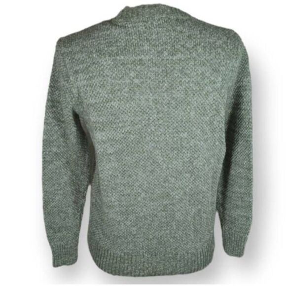 APPLESEEDS PETITES SAGE GREEN & WHITE CREWNECK SWEATER SZ.PS EUC . - Picture 4 of 7